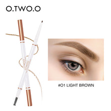 Load image into Gallery viewer, O.TWO.O Eyebrow Pencil Waterproof Natural Long Lasting Ultra Fine 1.5mm Eye Brow Tint Cosmetics Brown Color Brows Make Up