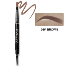 Load image into Gallery viewer, HANDAIYAN 5 Color Double Ended Eyebrow Pencil Waterproof Rotatable Triangle Eye Brow Pencil Tint 24H Lasting 2018 Makeup TSLM2