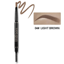Load image into Gallery viewer, HANDAIYAN 5 Color Double Ended Eyebrow Pencil Waterproof Rotatable Triangle Eye Brow Pencil Tint 24H Lasting 2018 Makeup TSLM2