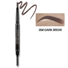 Load image into Gallery viewer, HANDAIYAN 5 Color Double Ended Eyebrow Pencil Waterproof Rotatable Triangle Eye Brow Pencil Tint 24H Lasting 2018 Makeup TSLM2