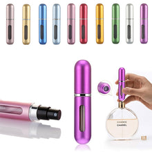 Load image into Gallery viewer, MUBTF - 5ml Refillable Mini Perfume Spray Bottle Aluminum Spray Atomizer Portable Travel Cosmetic Container Perfume Bottle