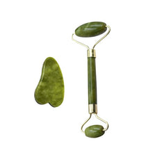 Load image into Gallery viewer, Dropshipping Jade Roller Face Massager Rose Quartz Face Roller Massage Gua Sha Facial Roller Face Slimmer Massager Lift Skincare