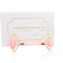 Load image into Gallery viewer, Dropshipping Jade Roller Face Massager Rose Quartz Face Roller Massage Gua Sha Facial Roller Face Slimmer Massager Lift Skincare