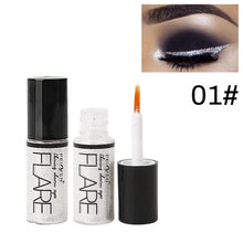 Load image into Gallery viewer, Professional Makeup Silver Rose Gold Color Liquid Glitter Eyeliner Shiny Eye Liners Women Eye Pigment Korean Cosmetic Waterproof