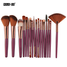Load image into Gallery viewer, MAANGE 6/15/18Pcs Makeup Brushes Tool Set Cosmetic Powder Eye Shadow Foundation Blush Blending Beauty Make Up Brush Maquiagem