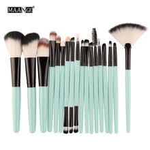 Load image into Gallery viewer, MAANGE 6/15/18Pcs Makeup Brushes Tool Set Cosmetic Powder Eye Shadow Foundation Blush Blending Beauty Make Up Brush Maquiagem