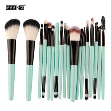 Load image into Gallery viewer, MAANGE 6/15/18Pcs Makeup Brushes Tool Set Cosmetic Powder Eye Shadow Foundation Blush Blending Beauty Make Up Brush Maquiagem
