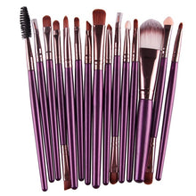 Load image into Gallery viewer, MAANGE 6/15/18Pcs Makeup Brushes Tool Set Cosmetic Powder Eye Shadow Foundation Blush Blending Beauty Make Up Brush Maquiagem
