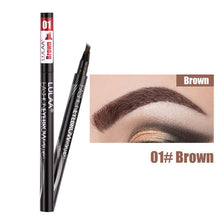 Load image into Gallery viewer, 1Pcs Women Makeup Sketch Liquid Eyebrow Pencil  Waterproof Brown Eye Brow Tattoo Dye Tint Pen Liner Long Lasting Eyebrow