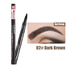 Load image into Gallery viewer, 1Pcs Women Makeup Sketch Liquid Eyebrow Pencil  Waterproof Brown Eye Brow Tattoo Dye Tint Pen Liner Long Lasting Eyebrow