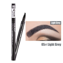Load image into Gallery viewer, 1Pcs Women Makeup Sketch Liquid Eyebrow Pencil  Waterproof Brown Eye Brow Tattoo Dye Tint Pen Liner Long Lasting Eyebrow