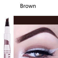 Load image into Gallery viewer, 1Pcs Women Makeup Sketch Liquid Eyebrow Pencil  Waterproof Brown Eye Brow Tattoo Dye Tint Pen Liner Long Lasting Eyebrow