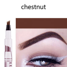 Load image into Gallery viewer, 1Pcs Women Makeup Sketch Liquid Eyebrow Pencil  Waterproof Brown Eye Brow Tattoo Dye Tint Pen Liner Long Lasting Eyebrow