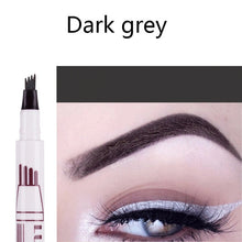 Load image into Gallery viewer, 1Pcs Women Makeup Sketch Liquid Eyebrow Pencil  Waterproof Brown Eye Brow Tattoo Dye Tint Pen Liner Long Lasting Eyebrow