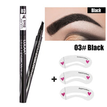 Load image into Gallery viewer, 1Pcs Women Makeup Sketch Liquid Eyebrow Pencil  Waterproof Brown Eye Brow Tattoo Dye Tint Pen Liner Long Lasting Eyebrow