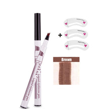 Load image into Gallery viewer, 1Pcs Women Makeup Sketch Liquid Eyebrow Pencil  Waterproof Brown Eye Brow Tattoo Dye Tint Pen Liner Long Lasting Eyebrow