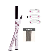 Load image into Gallery viewer, 1Pcs Women Makeup Sketch Liquid Eyebrow Pencil  Waterproof Brown Eye Brow Tattoo Dye Tint Pen Liner Long Lasting Eyebrow