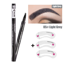 Load image into Gallery viewer, 1Pcs Women Makeup Sketch Liquid Eyebrow Pencil  Waterproof Brown Eye Brow Tattoo Dye Tint Pen Liner Long Lasting Eyebrow